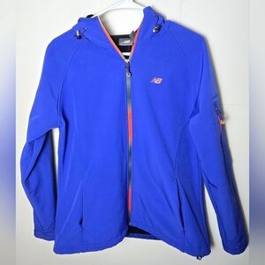Women's New Balance Soft Shell Insulated Hooded Full Zip Jacket, Size XL